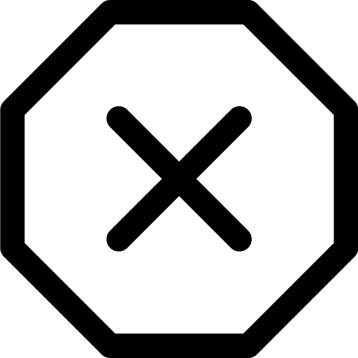 Remove delete erase quit icon