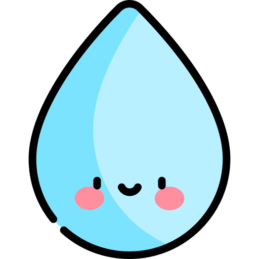 Drop rain nature water icon