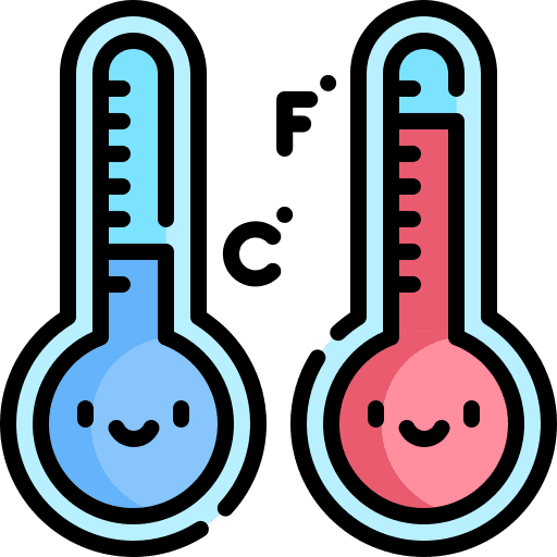 Thermometer climate mercury heat icon