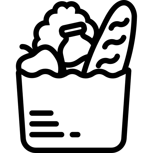 Groceries goods food grocery icon