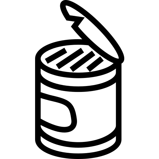 Can tinned food can canned food icon