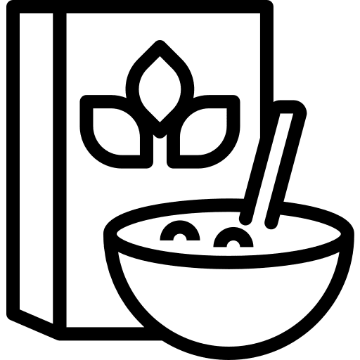 Cereals meal breakfast cereals icon