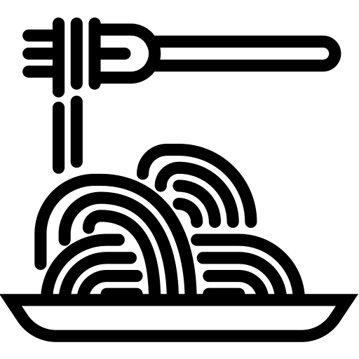 Spaguetti spaguetti noodles italian food icon