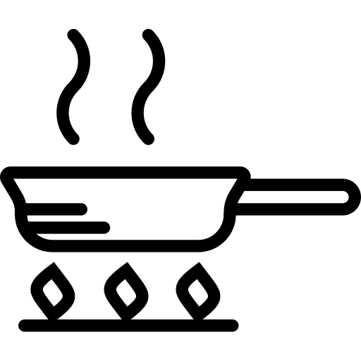 Pan cook food pan de bono icon