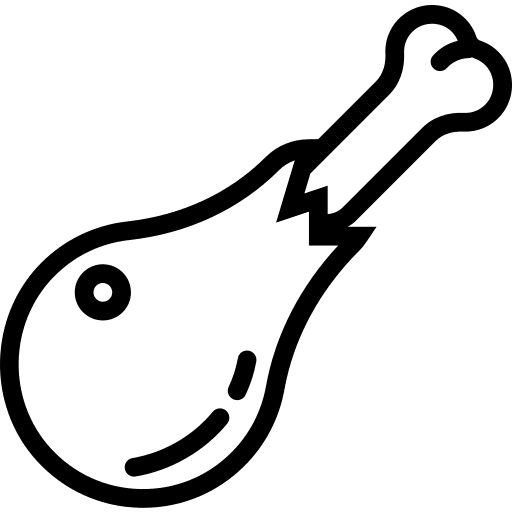 Meat protein barbecue nutrition icon