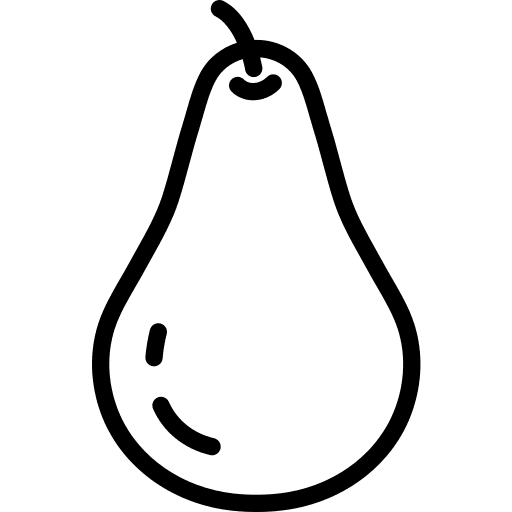 Pear vegetarian healthy food pear icon