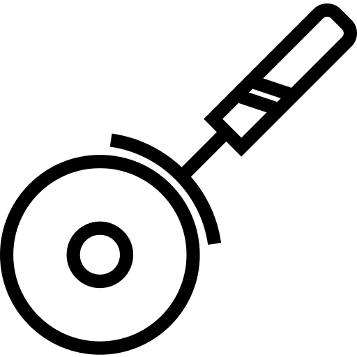 Pizza knife pizza pizza knife icon