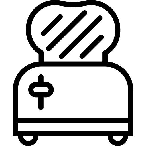 Toaster breads bakery toast icon