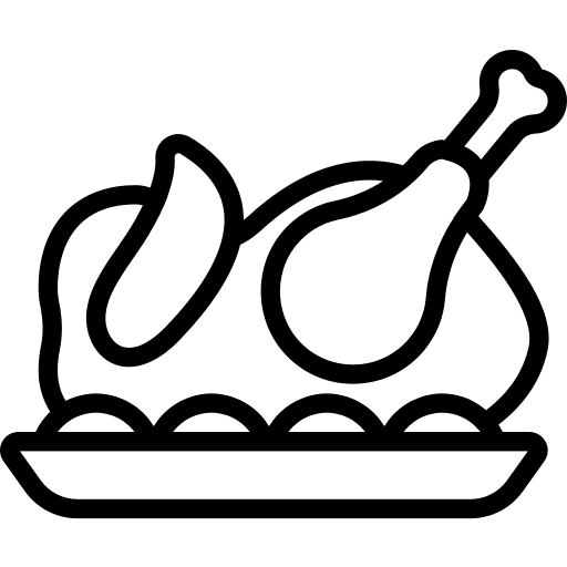 Turkey turkey turkey leg roast chicken icon