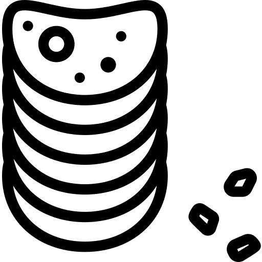 Chips chips snack snacks icon