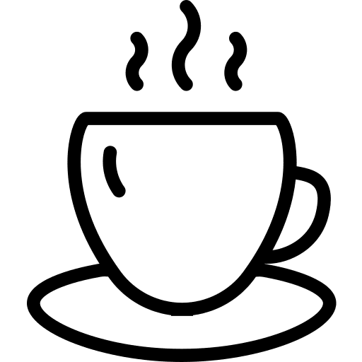 Cup tea food hot drink icon