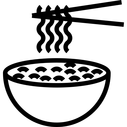 Noodles food bowl noodles icon