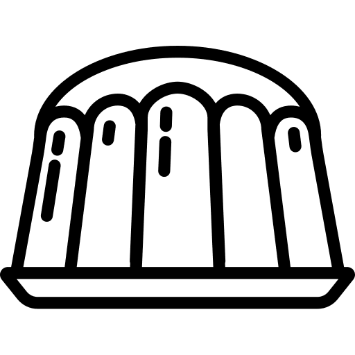 Pudding pudding food gelatine icon