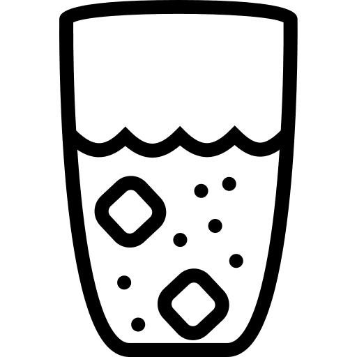 Glass glass food liquid icon