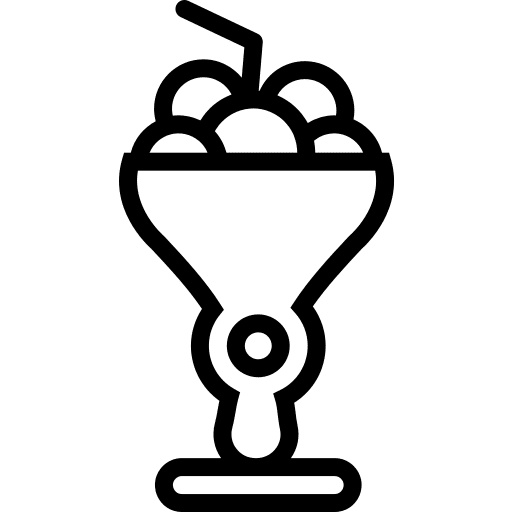 Ice cream summertime dessert summer icon