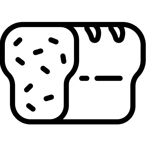 Bread meal bakery breakfast icon