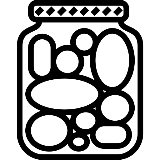 Pickles healthy jar pickle icon