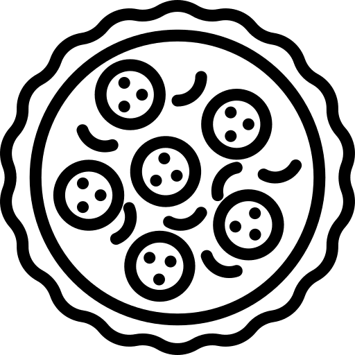 Pizza restaurants junk food italian food icon