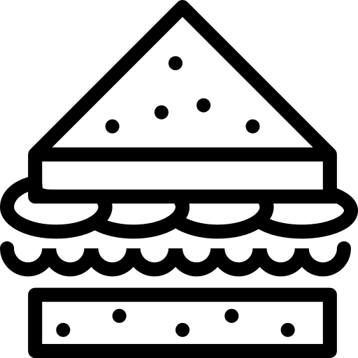 Sandwich snack lunch bread icon