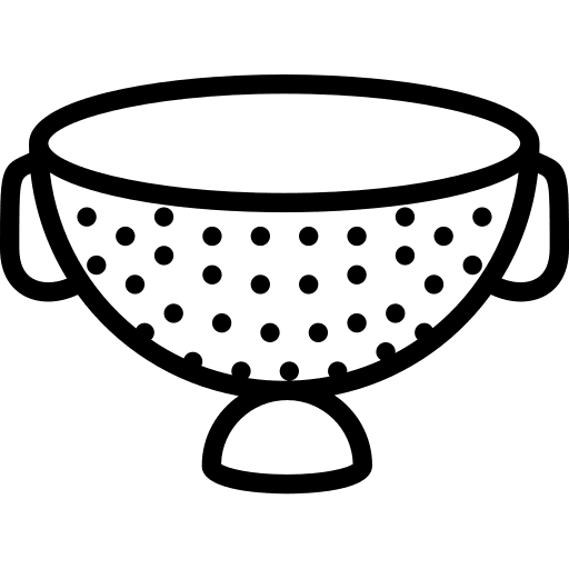 Strainer food strainers kitchenware icon