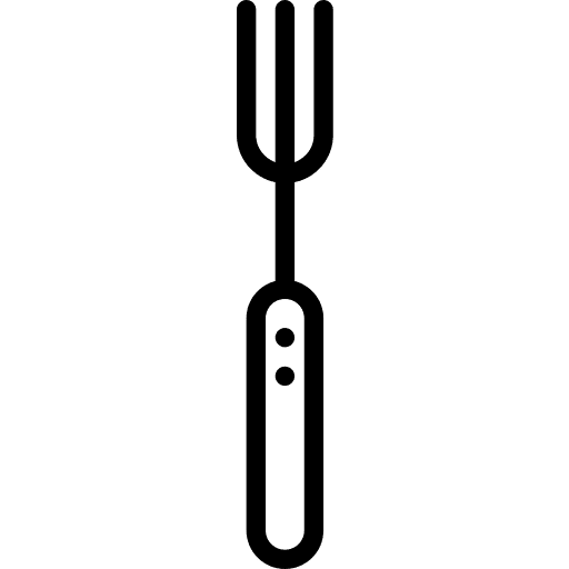 Fork restaurant tools and utensils cutlery icon