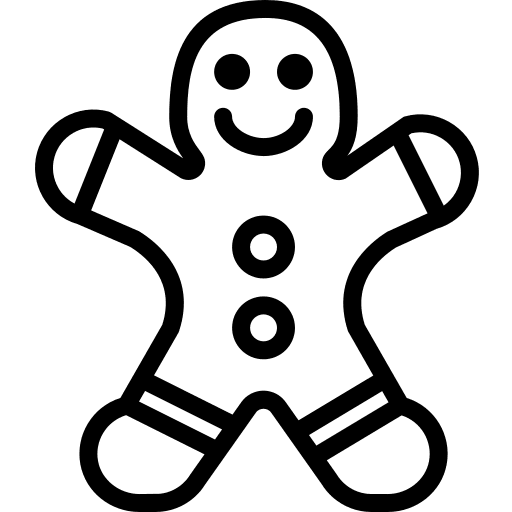 Gingerbread dessert sweet gingerbread icon