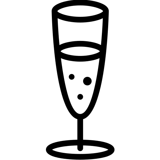 Glass food refreshment glass icon