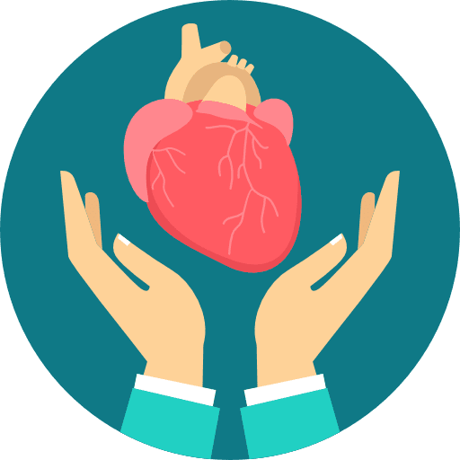 Cardiology medical healthcare and medical heart icon