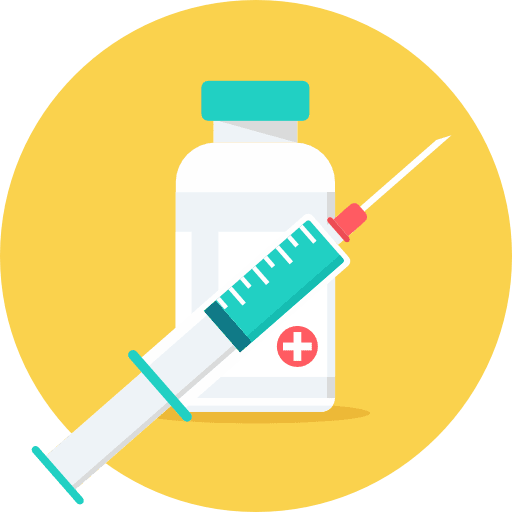 Injection medicine medical healthcare and medical icon