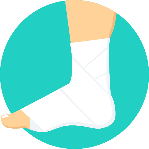 Sprain sprain medical injury icon