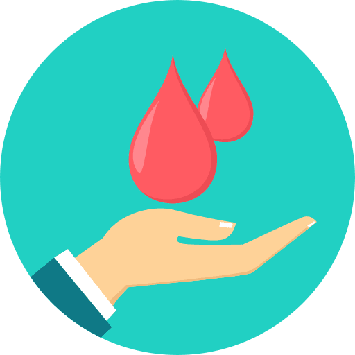 Blood donation health care healthcare and medical blood drop icon