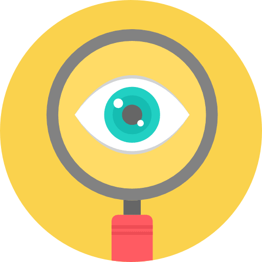 Search seo and web magnifying glass tools and utensils icon