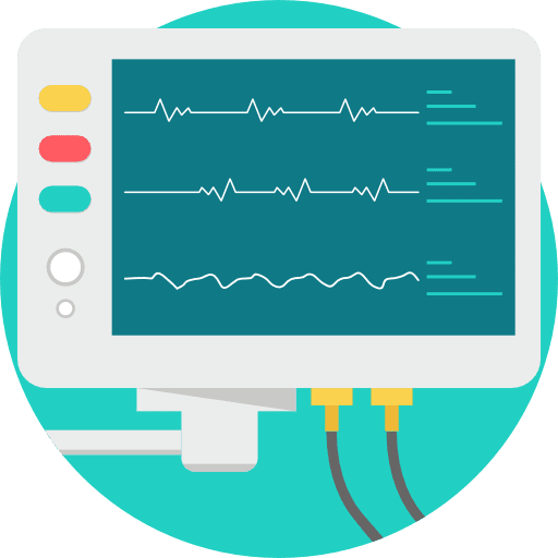 Cardiogram pulse cardiogram heart icon
