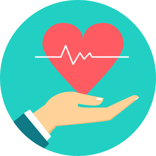 Cardiogram healthcare and medical medical pulse icon