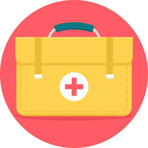 First aid kit hospital healthcare and medical doctor icon