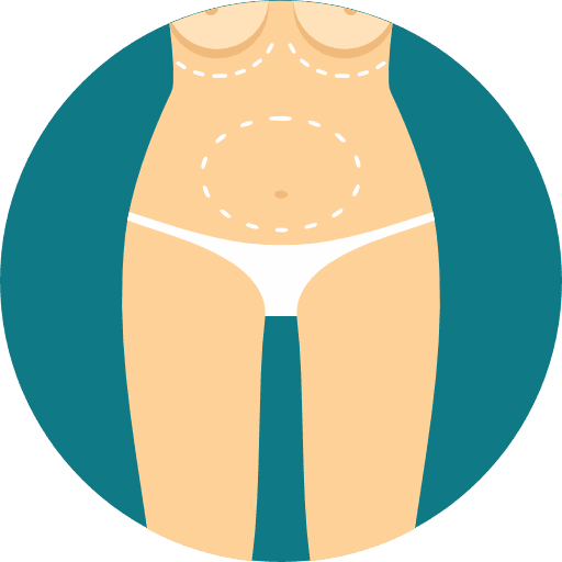 Slim waist healthcare and medical reduce icon