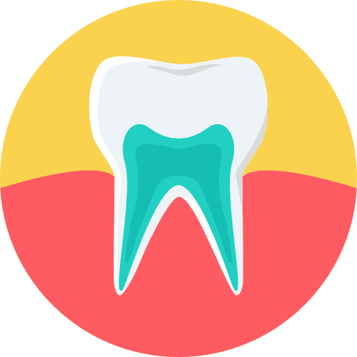 Teeth tooth dental caries icon