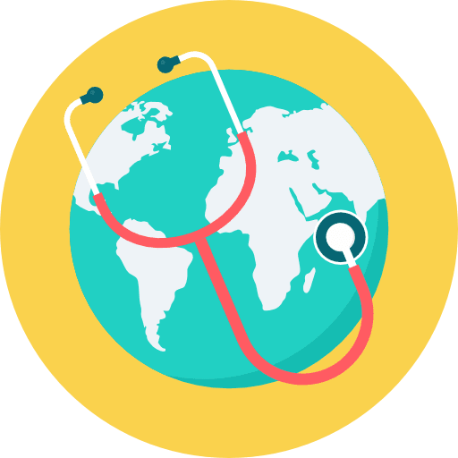 Worldwide global geography planet earth icon
