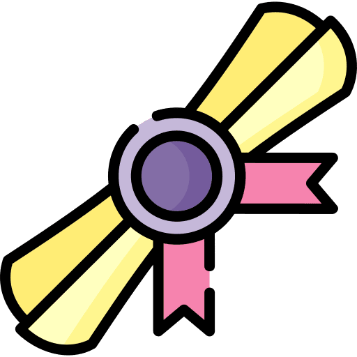 Diploma graduation sports and competition certificate icon Diploma graduation sports and competition certificate icon