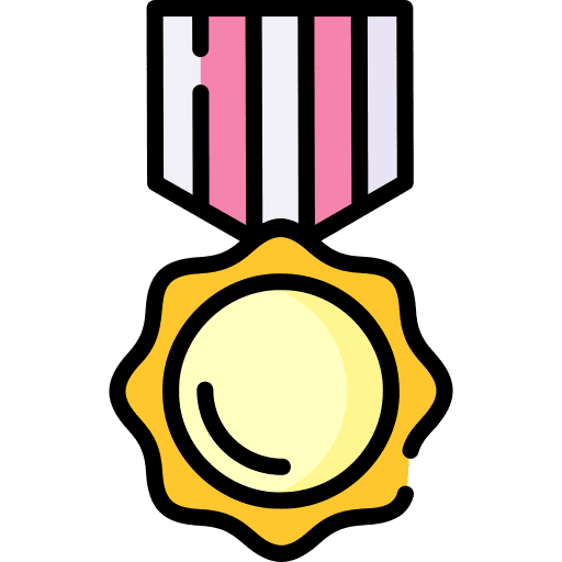 Medal achievement reward win icon Medal achievement reward win icon