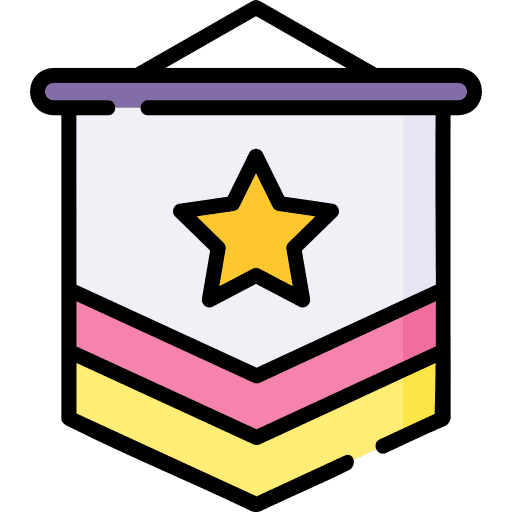 Flag star flags award icon Flag star flags award icon