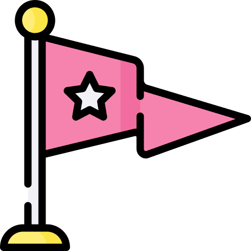 Flag star success flags icon Flag star success flags icon