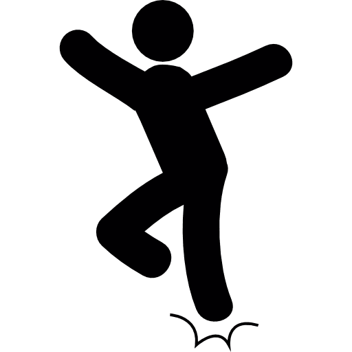 Jumping man dance jump people icon