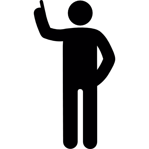 School teacher boss educator leader icon