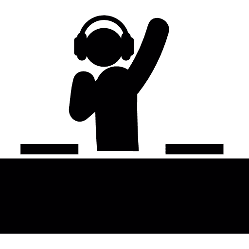 Party dj disc jockey club musical icon