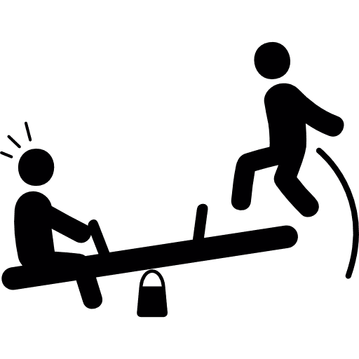 Childs playing in playgrpound people playground entertainment icon