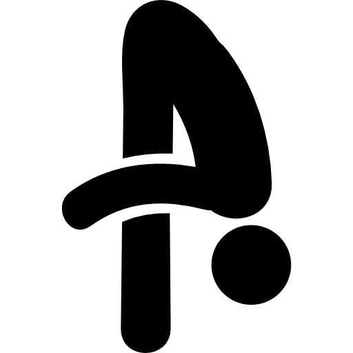 Man doing yoga  practice discipline relax icon