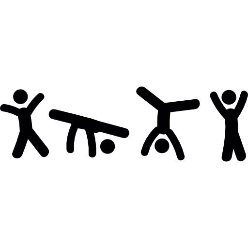 Cartwheel gymnastic gym gymnast icon