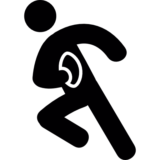 American football player game sport sports icon