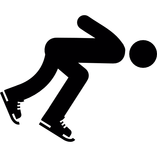 Ice skating man ice sports ice skate skates icon